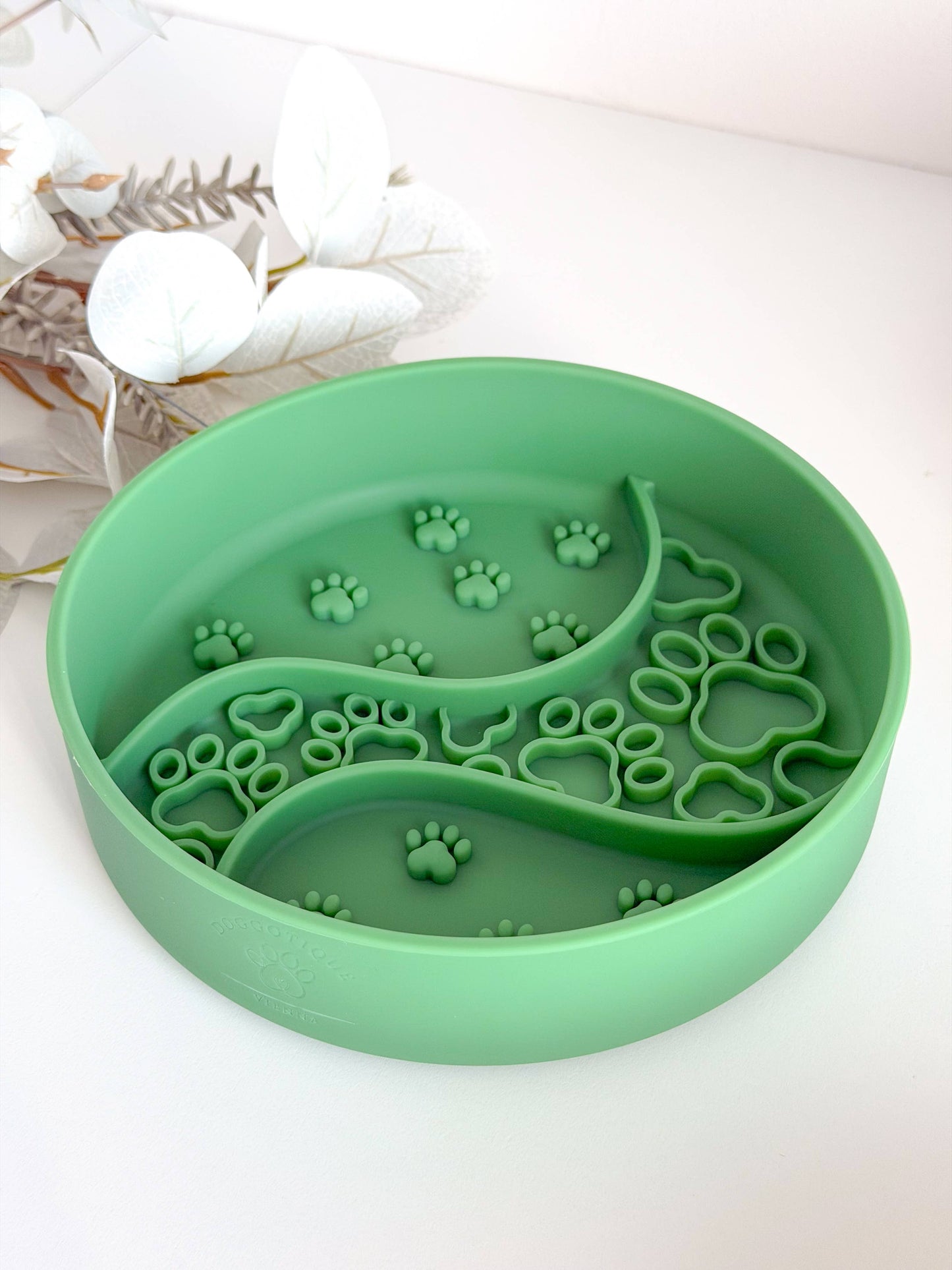 Doggotique - Slow Bowl Doggo Paws, Futternapf für Hunde, Futtermatte 