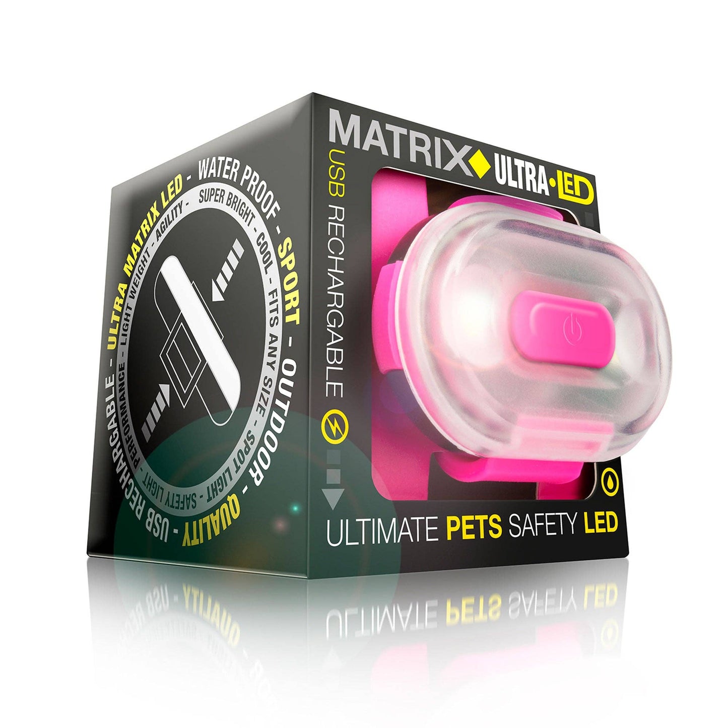 Max & Molly - Matrix Ultra LED - Hunde Sicherheitslicht Pink