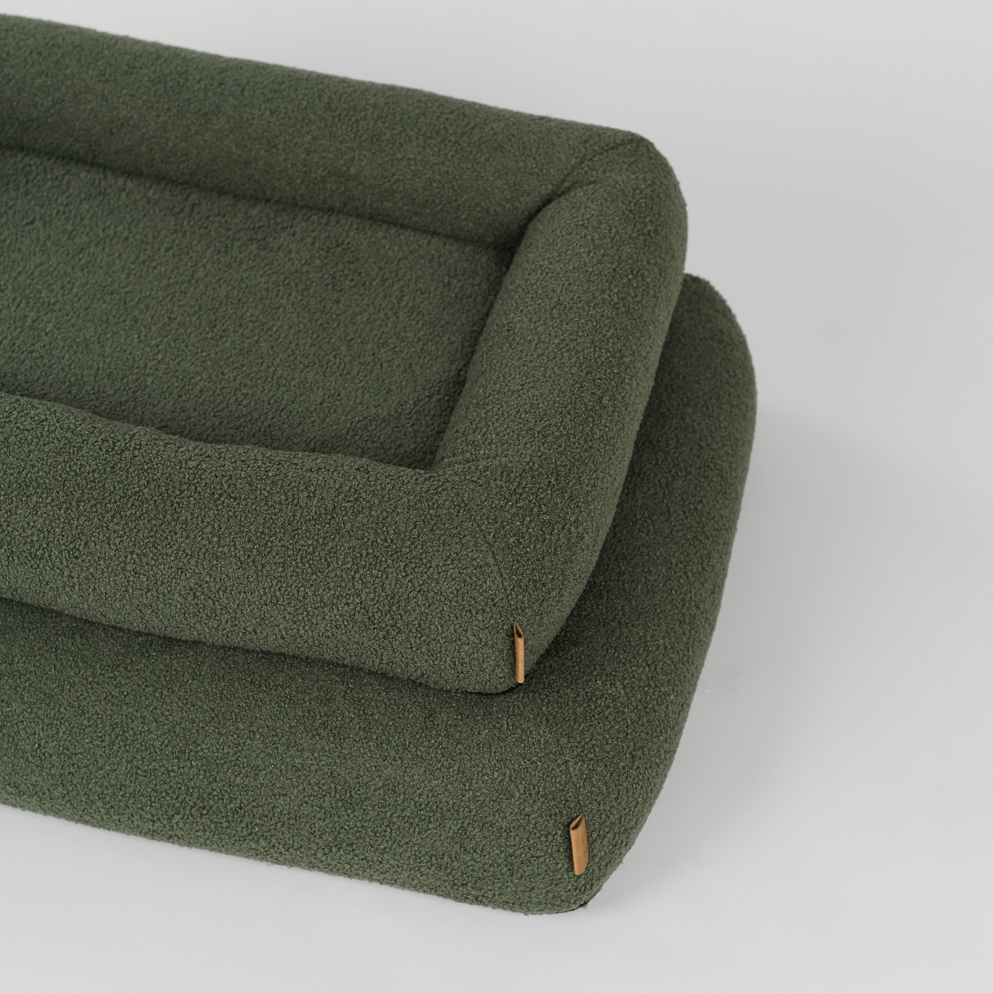 Staey - Karla Orthopädisches Hundebett | Moos Bouclé