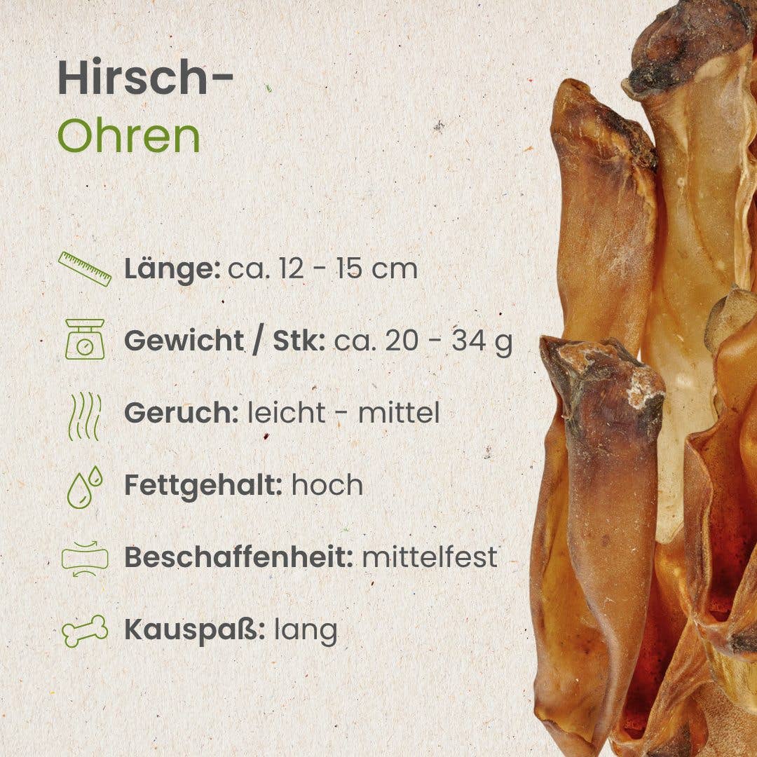 Kauartikel.com - Hirsch-Ohren - 250g