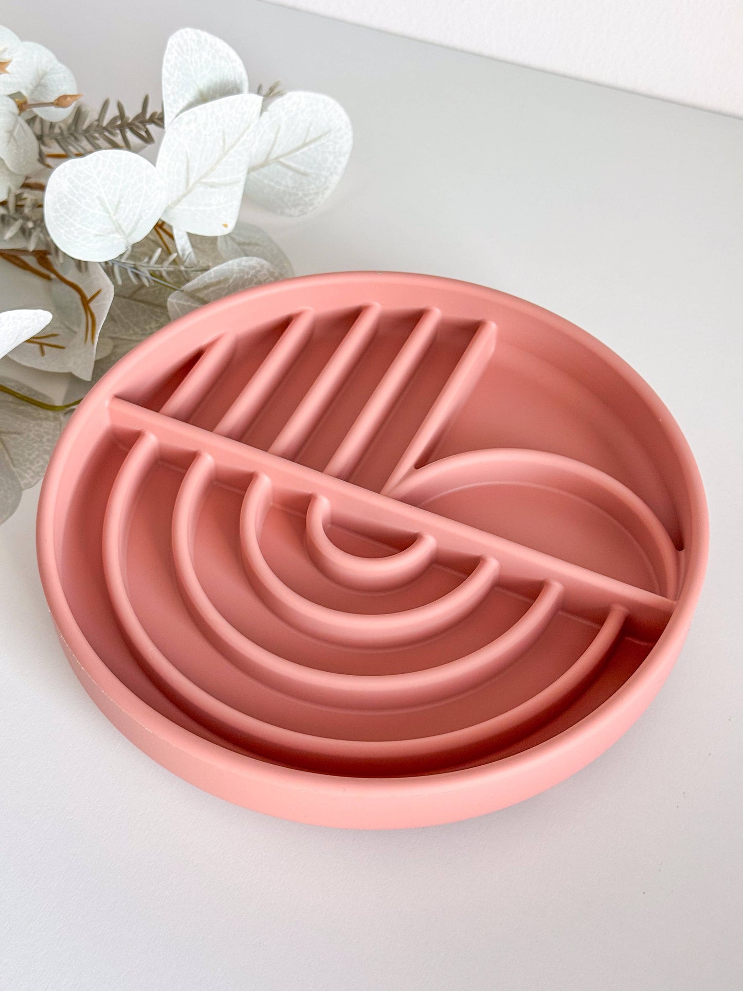 Doggotique - Rainbow Slow Bowl, Futtermatte, Futternapf für Hunde