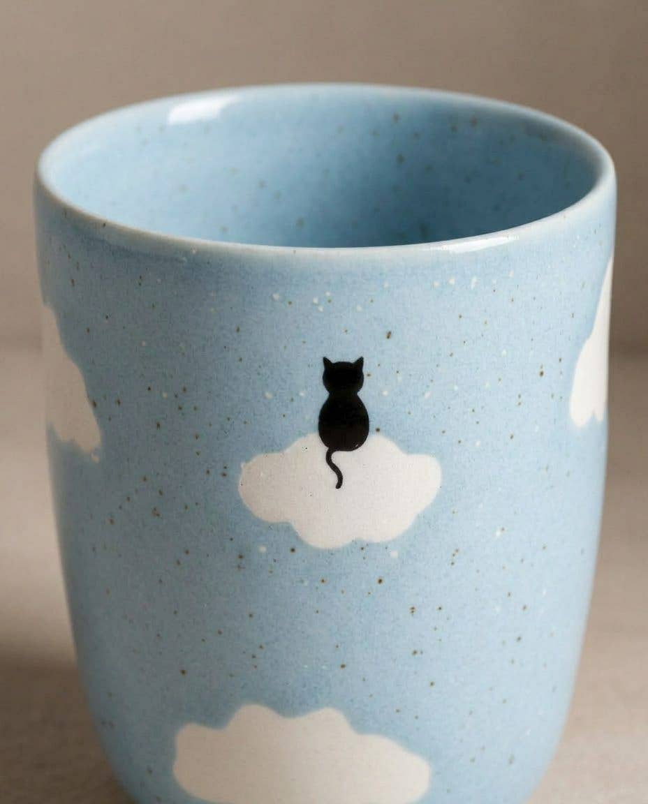Egg Back Home - Cloud Cat Mom Tasse, 220 ml, mittelgroß