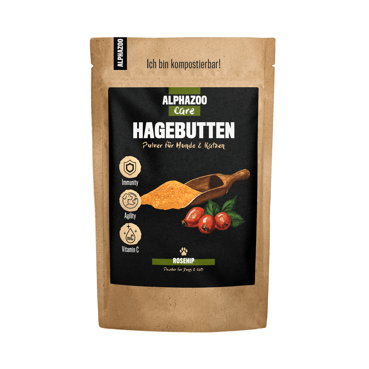 Alphazoo - Hagebutten Pulver - 250 g