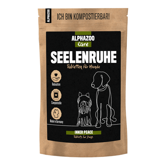 Alphazoo - Seelenruhe Tabletten, Beruhigung & Anti Stress für Hunde