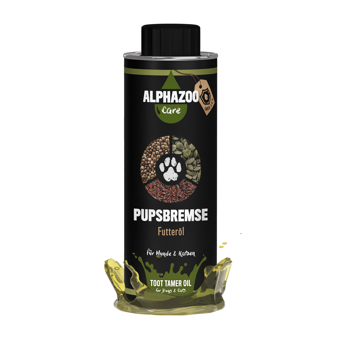 Alphazoo - Pupsbremse Futteröl 250 ml