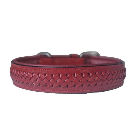 Kay-Line - Leder Halsband RED PEPPER
