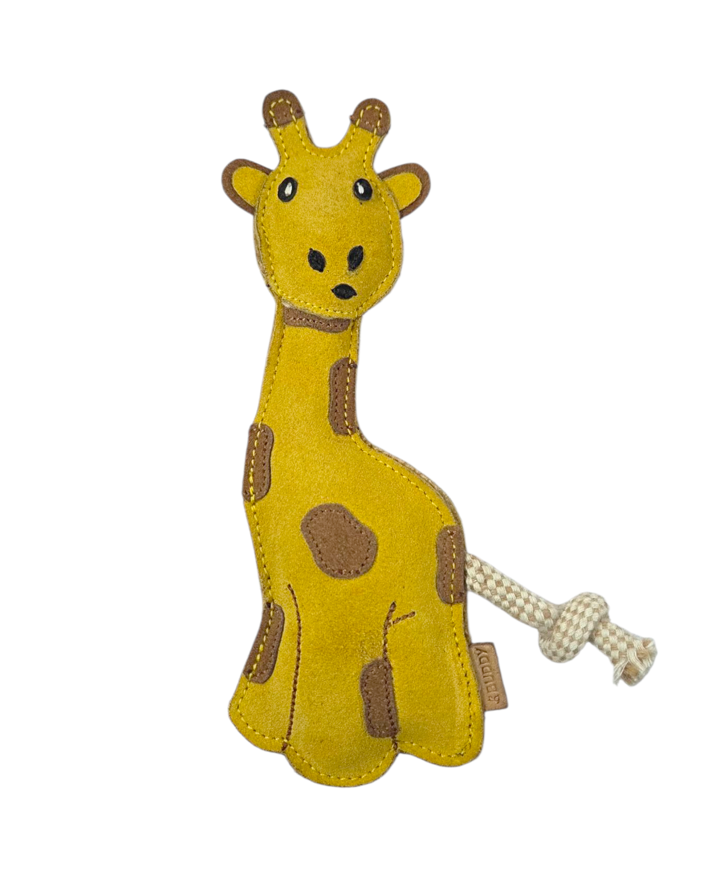 BUDDY - Hundespielzeug aus Leder "Giraffe"