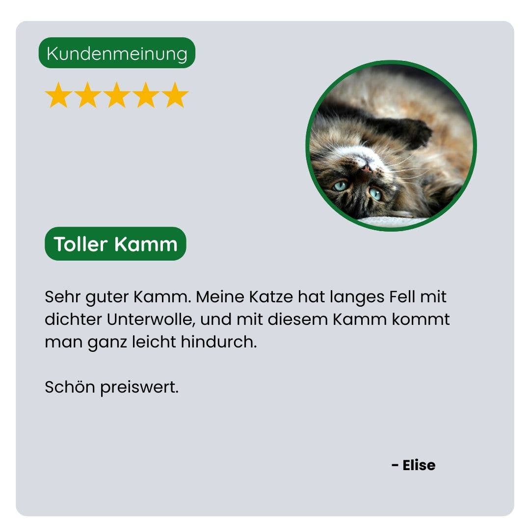 TraumaPet Deutschland - Unterhaarkamm Hund & Katze – gegen Verfilzungen
