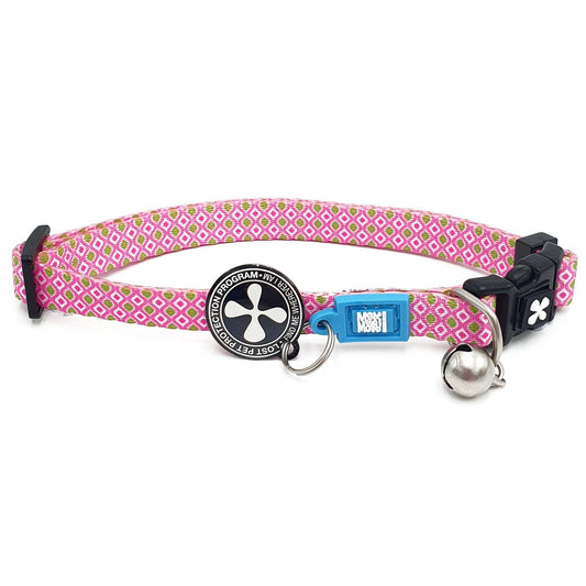 GOTCHA! Smart ID Cat Collar - Retro Pink