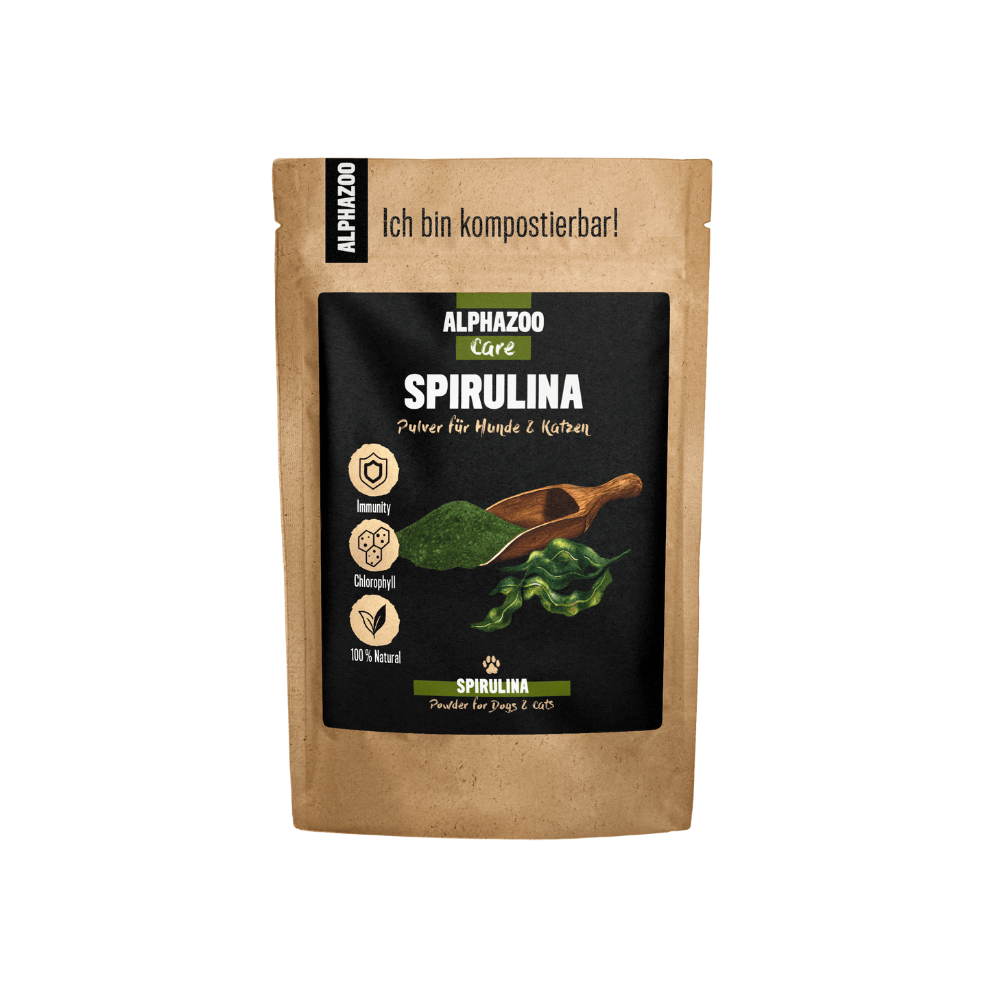 Alphazoo - Spirulina Pulver - 100g