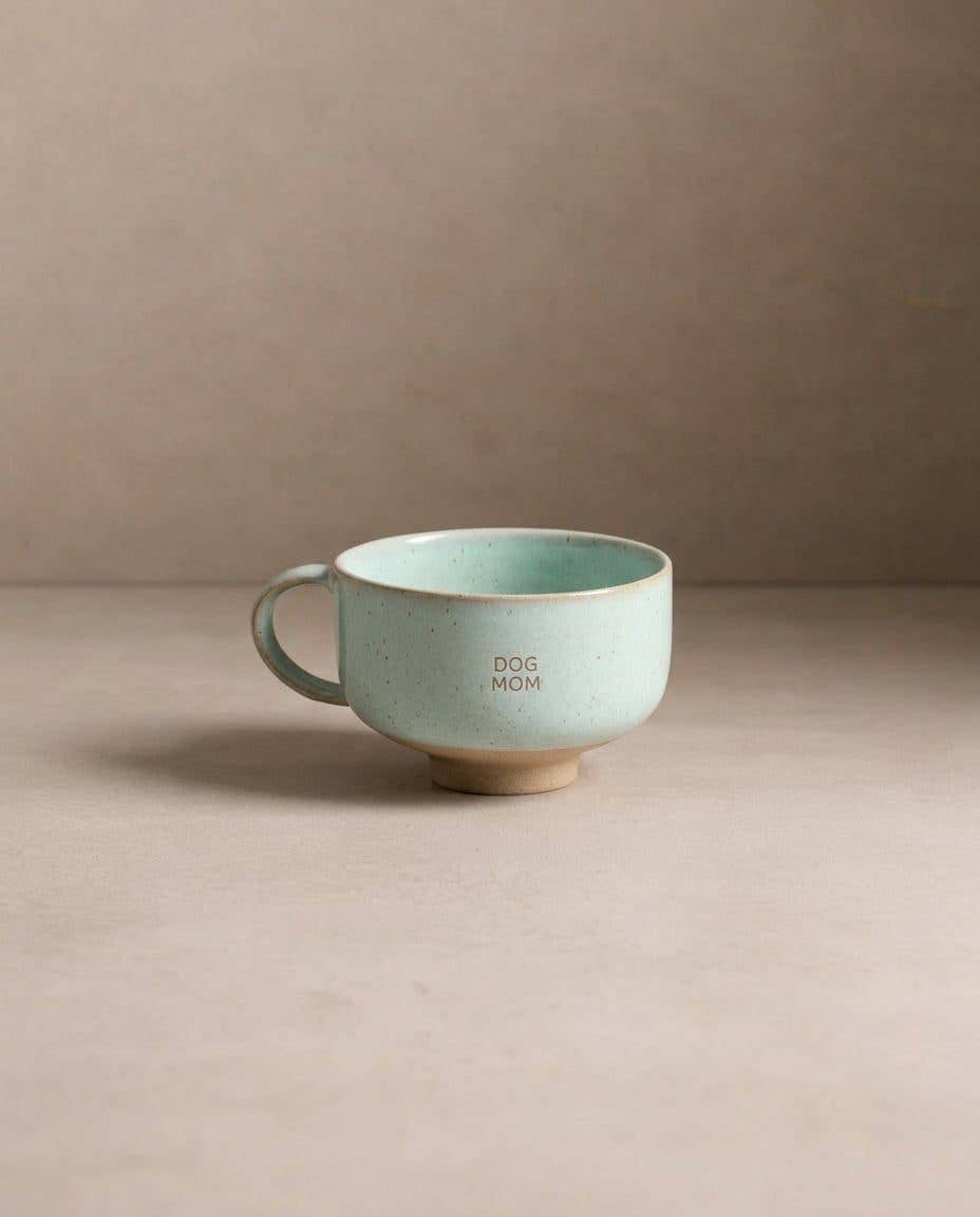 Egg Back Home - Minted Steinguttasse 300ml - Hunde-Mama