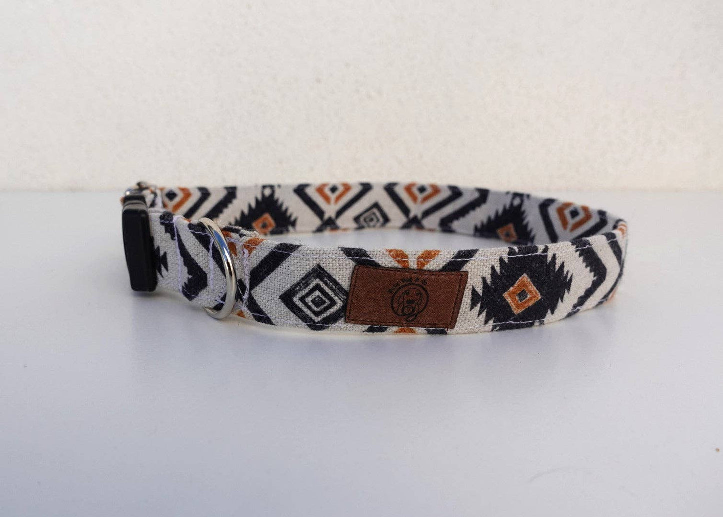 MUTT DOG & CO - Noya Hunde-Halsband, verstellbar, handgemacht, ethnisches Muster