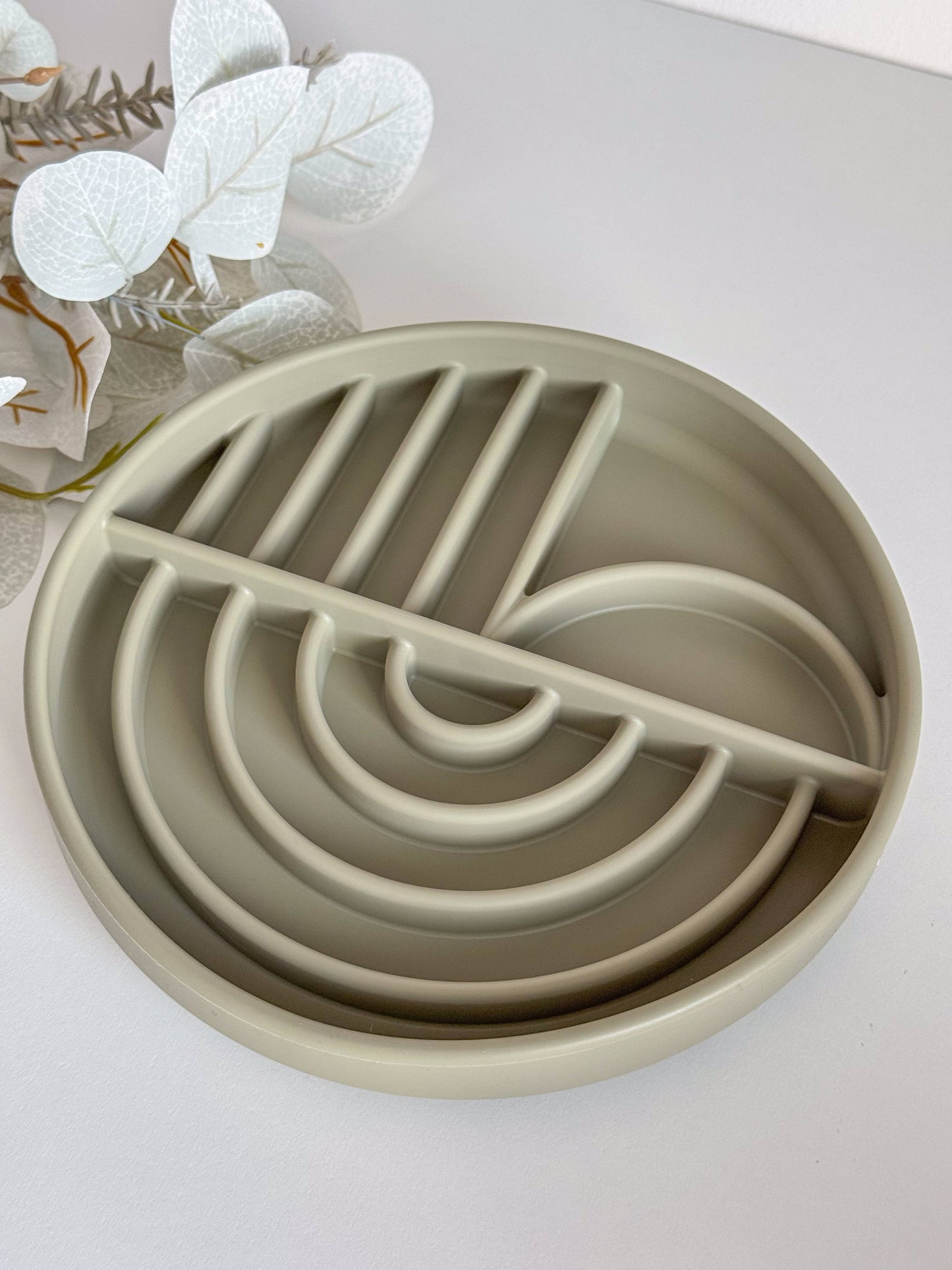 Doggotique - Rainbow Slow Bowl, Futtermatte, Futternapf für Hunde