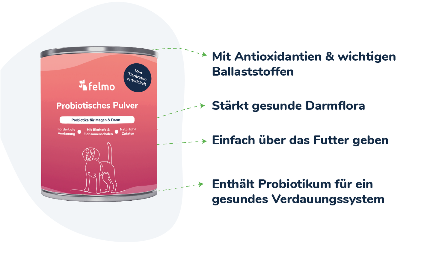 felmo - Probiotika für Hunde - 250g